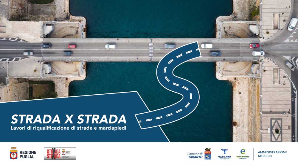 Taranto, al via Maxi intervento di rifacimento di Strade e marciapiedi