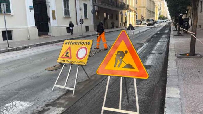 rifacimento strade Via Principe Amedeo